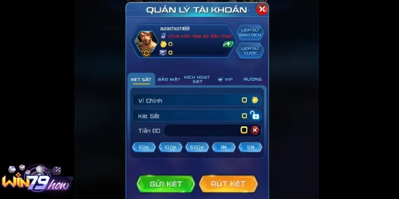 Cách nạp tiền Win79 thần tốc