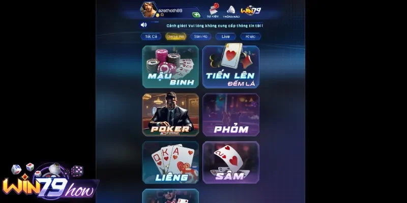 Giới thiệu game bài Liêng Win79