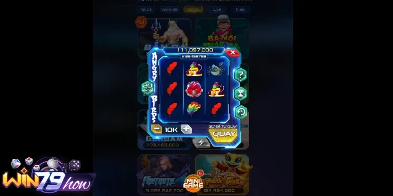 Slot game Angry Birds từ Win79