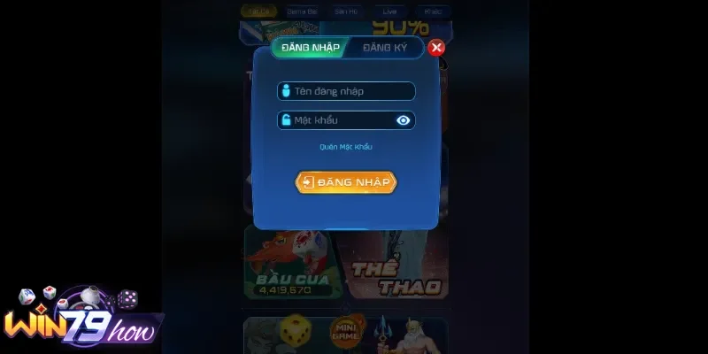 Thực hiện 3 bước chơi Phỏm ở Win79