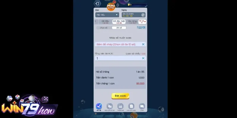 Hai hình thức đánh đề Win79